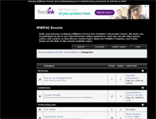 Tablet Screenshot of forum.mwpai.org